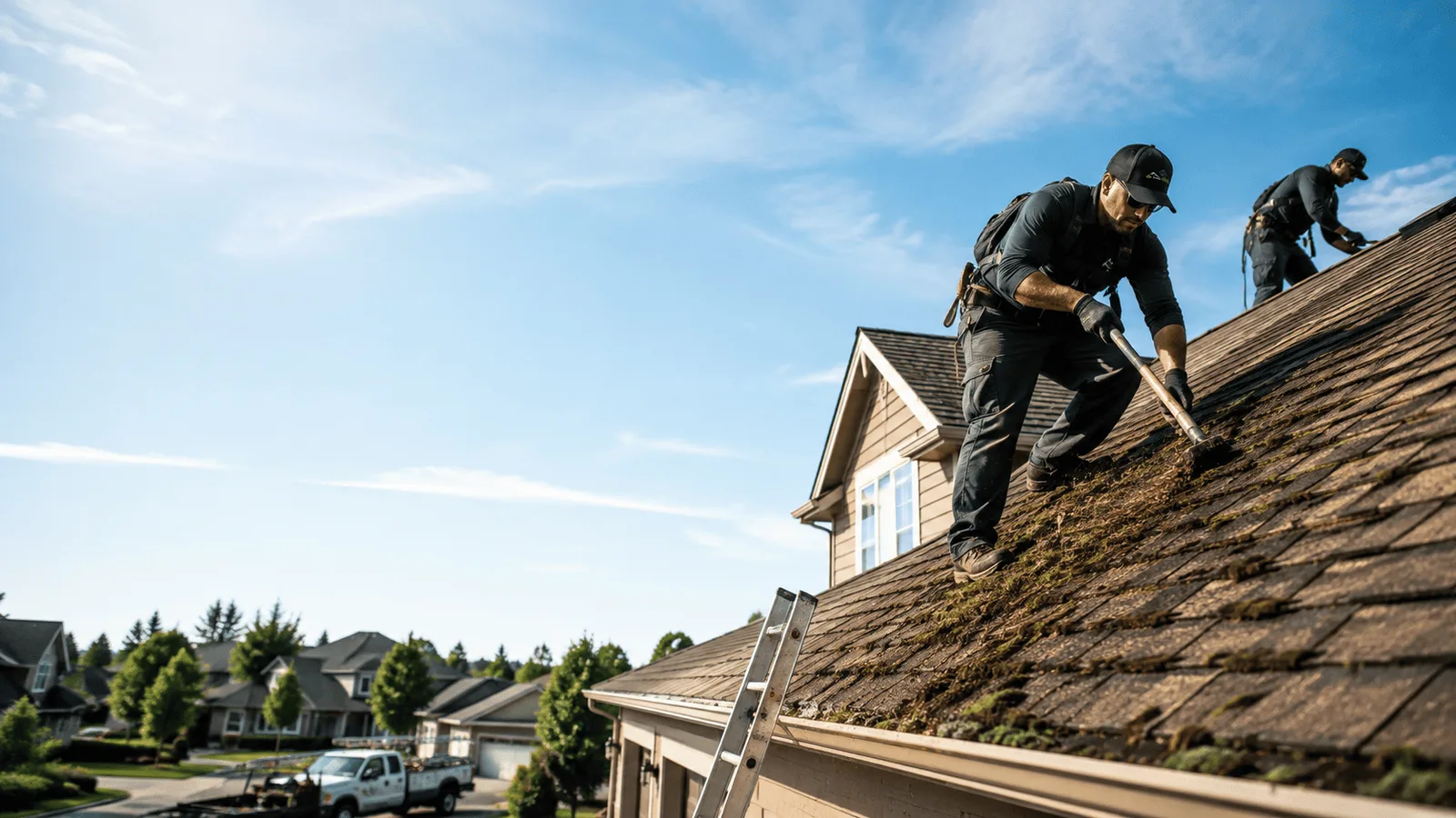 Roof Moss Removal in Johnstown, OH near me